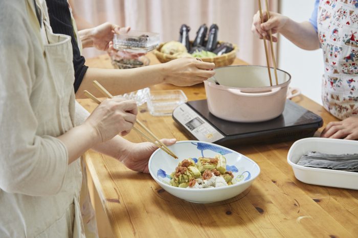 5月通常レッスン 大阪なす 梅味噌 レポ 4 大阪天王寺 なにわ仕立ての野菜料理教室 Osakafoodstyle オーサカフードスタイル